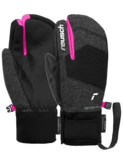 Ski-/ Snowboardfäustlinge "Simon R-TEX® XT" in Anthrazit/ Pink
