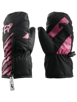 Ski-/ Snowboardfäustlinge "Sweety" in Schwarz/ Pink