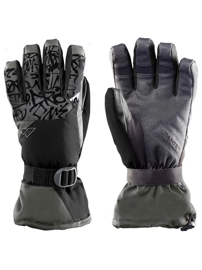 Ski-/ Snowboardhandschuhe "Gap STX" in Schwarz/ Grau