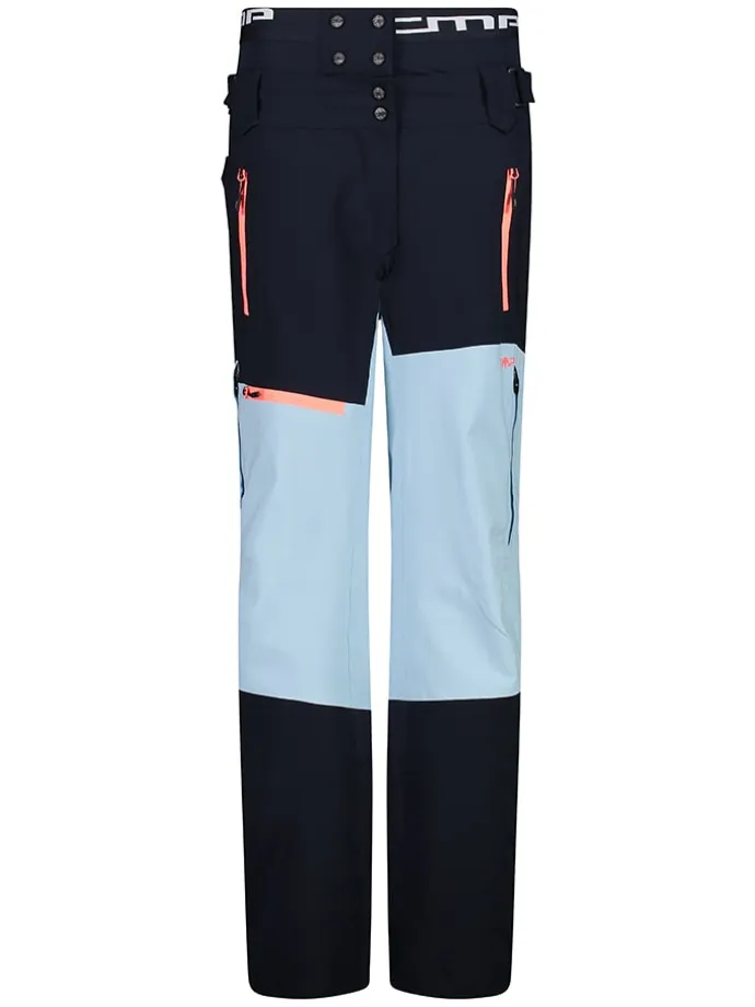 Ski-/ Snowboardhose in Dunkelblau/ Hellblau