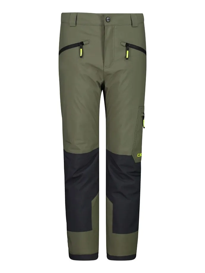 Ski-/ Snowboardhose in Khaki/ Schwarz