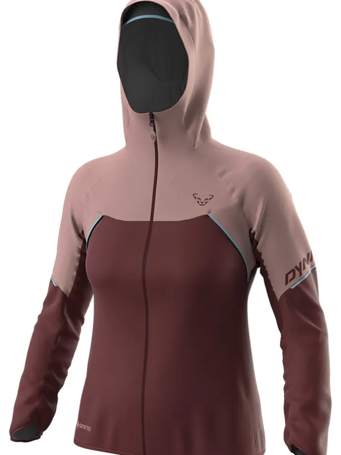 Ski-/ Snowboardjacke "Alpine GTX" in Bordeaux/ Hellrosa