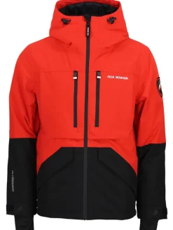 Ski-/ Snowboardjacke "Cesna" in Orange/ Schwarz