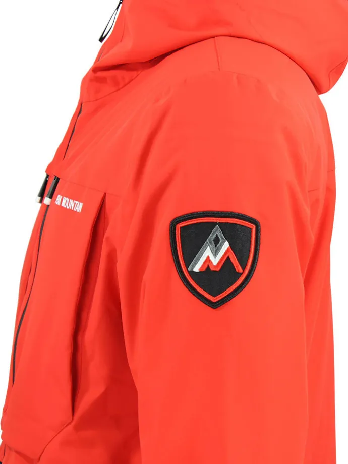 Ski-/ Snowboardjacke "Cesna" in Orange/ Schwarz