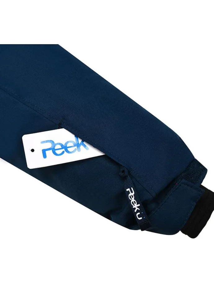 Ski-/ Snowboardjacke "Decker" in Dunkelblau/ Grün