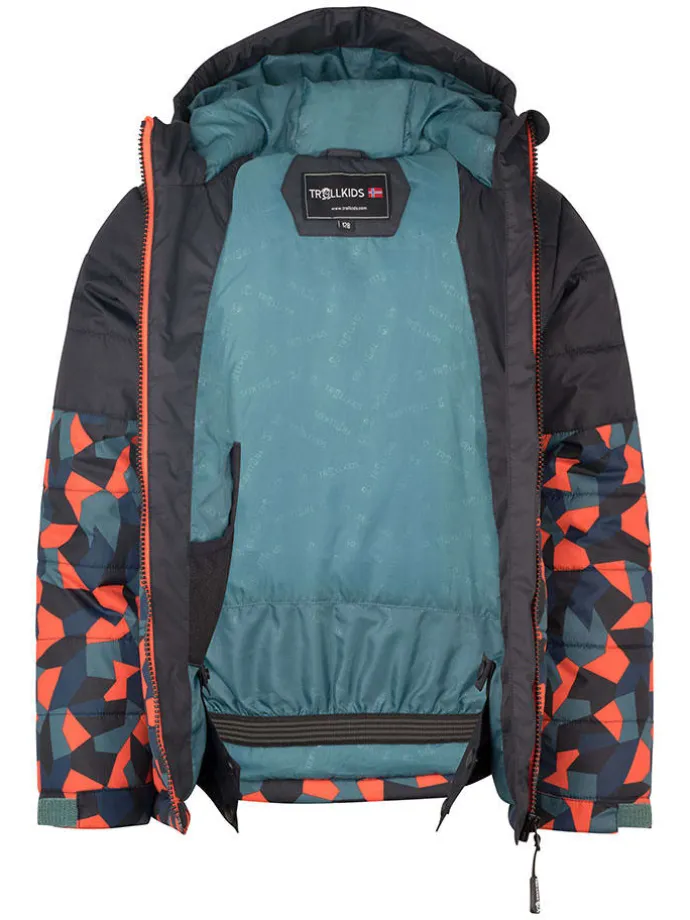 Ski-/ Snowboardjacke "Hemsedal" in Schwarz/ Orange