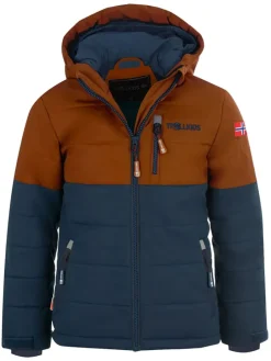 Ski-/ Snowboardjacke "Hemsedal"  in Braun/ Dunkelblau