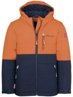 Ski-/ Snowboardjacke "Hemsedal" in Orange/ Dunkelblau