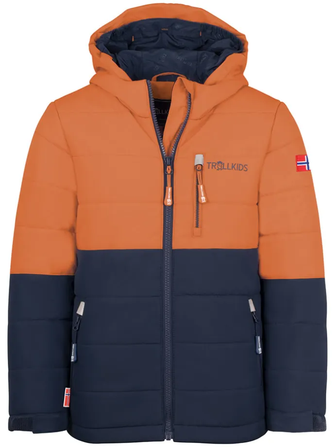 Ski-/ Snowboardjacke "Hemsedal" in Orange/ Dunkelblau