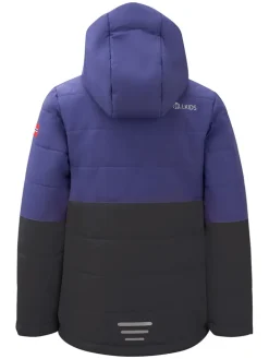 Ski-/ Snowboardjacke "Hemsedal" in Lila/ Schwarz