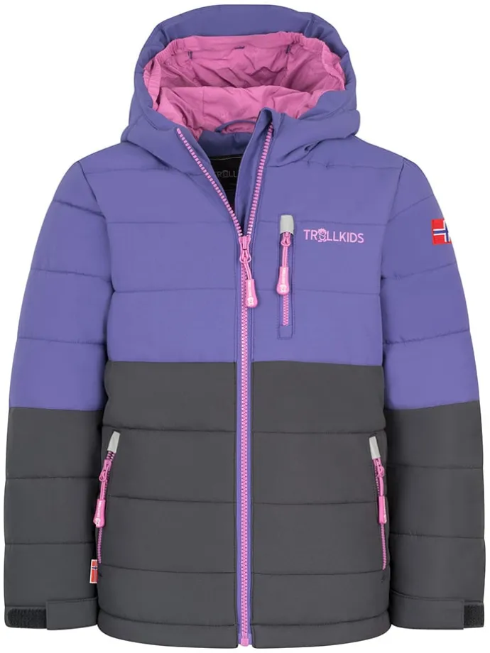 Ski-/ Snowboardjacke "Hemsedal" in Lila/ Schwarz