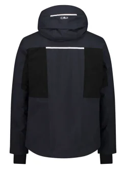 Ski-/ Snowboardjacke in Anthrazit/ Schwarz