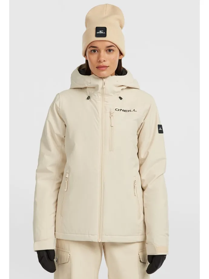 Ski-/ Snowboardjacke in Beige