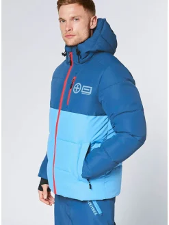 Ski-/ Snowboardjacke in Blau/ Hellblau