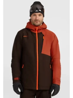 Ski-/ Snowboardjacke in Braun/ Hellbraun