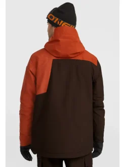 Ski-/ Snowboardjacke in Braun/ Hellbraun