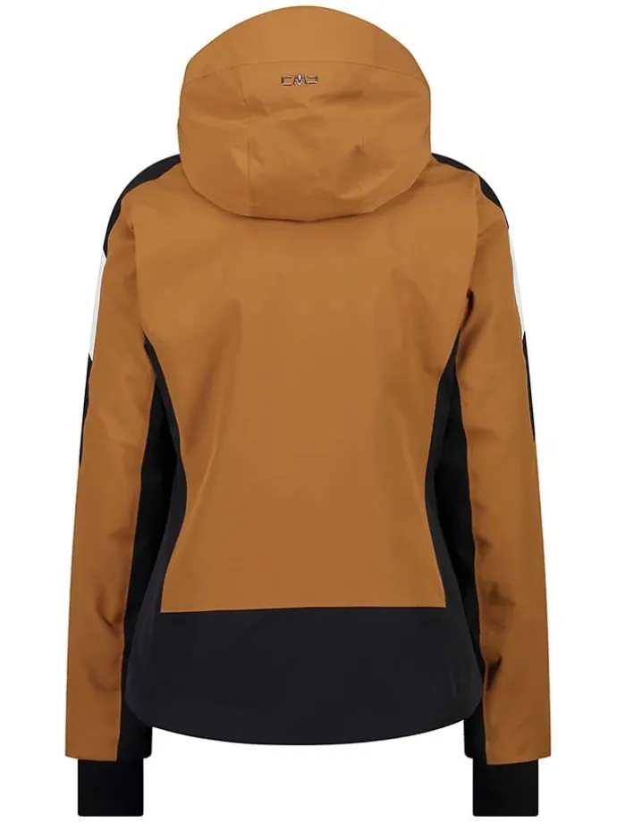 Ski-/ Snowboardjacke in Hellbraun/ Schwarz