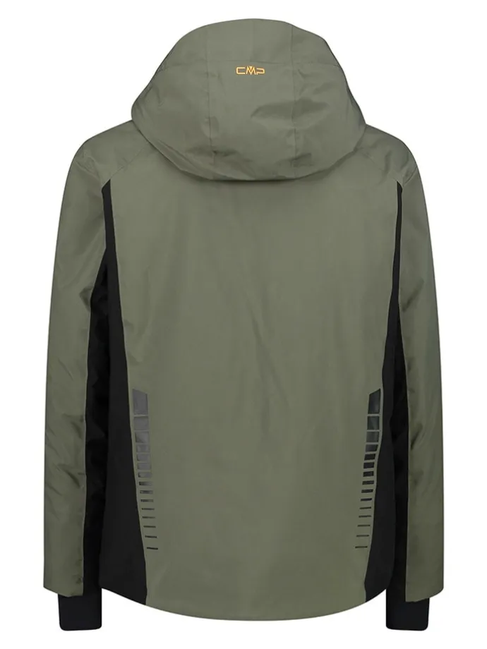 Ski-/ Snowboardjacke in Khaki/ Schwarz