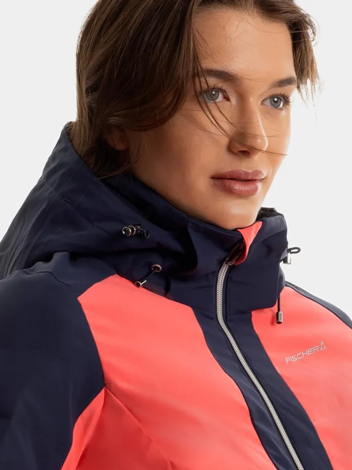 Ski-/ Snowboardjacke in Koralle/ Dunkelblau