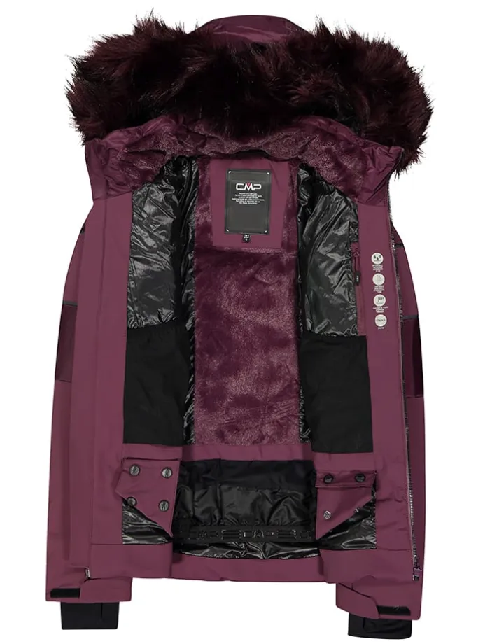 Ski-/ Snowboardjacke in Pflaume