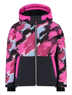 Ski-/ Snowboardjacke in Pink/ Schwarz