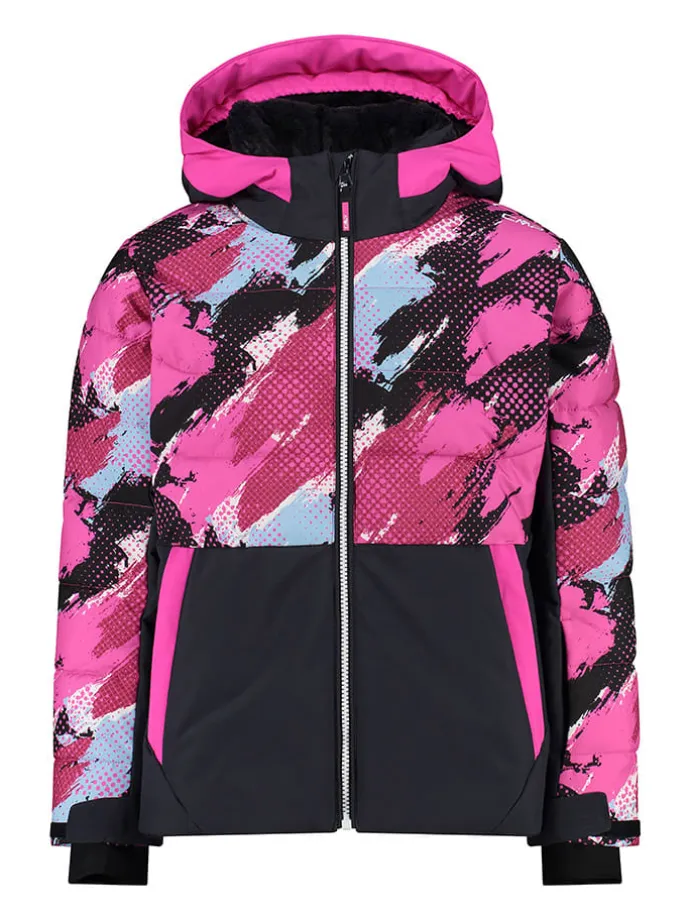 Ski-/ Snowboardjacke in Pink/ Schwarz