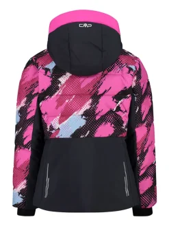 Ski-/ Snowboardjacke in Pink/ Schwarz