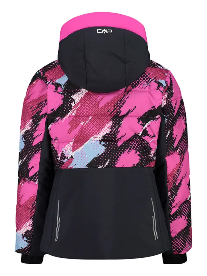 Ski-/ Snowboardjacke in Pink/ Schwarz