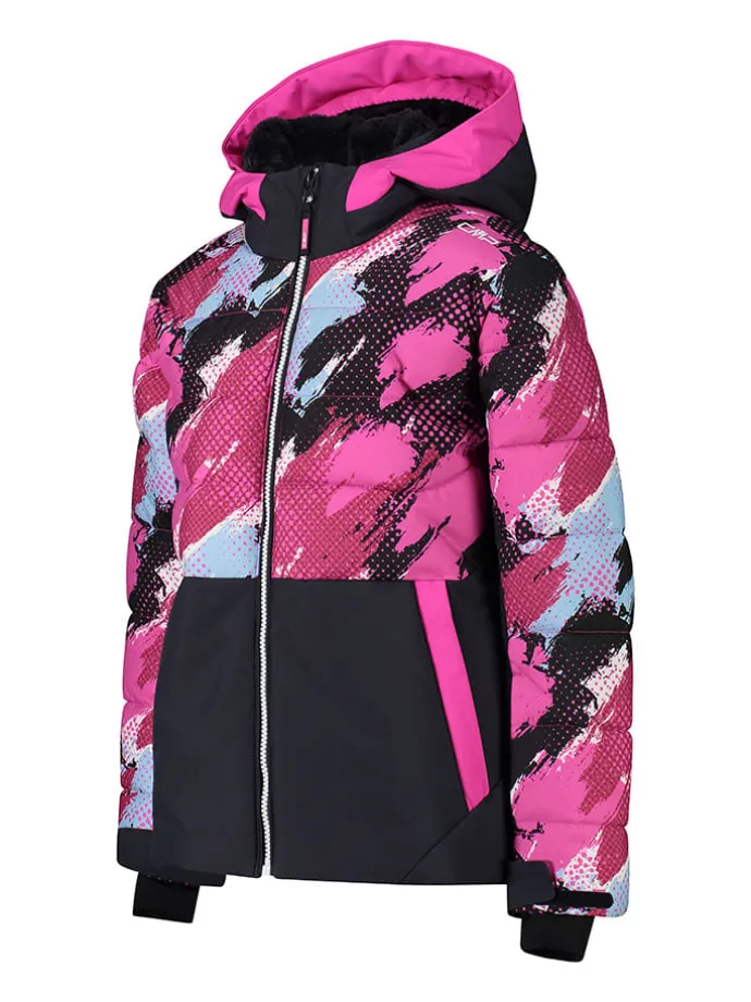 Ski-/ Snowboardjacke in Pink/ Schwarz