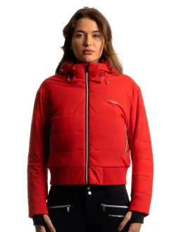 Ski-/ Snowboardjacke in Rot