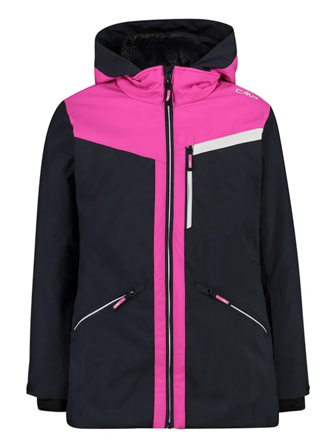 Ski-/ Snowboardjacke in Schwarz/ Pink