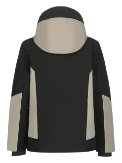Ski-/ Snowboardjacke "Langdon" in Schwarz/ Beige
