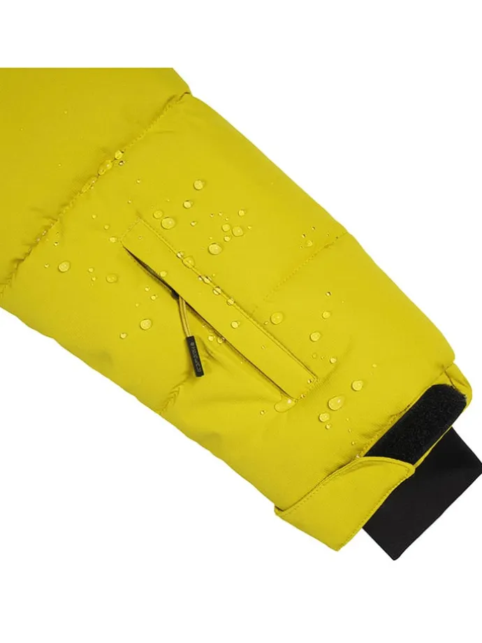 Ski-/ Snowboardjacke "Louin" in Gelb/ Schwarz