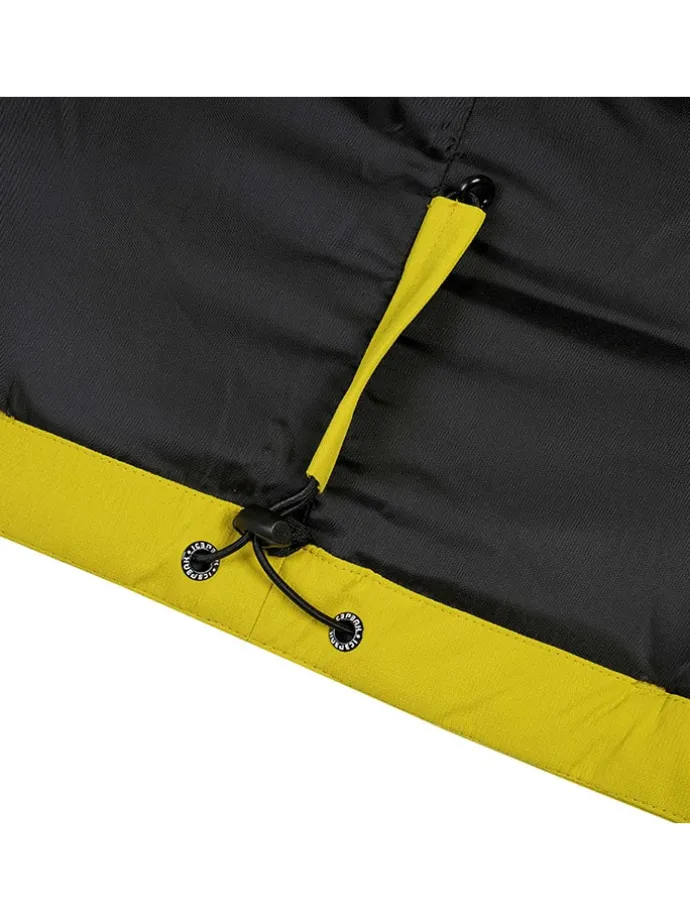Ski-/ Snowboardjacke "Louin" in Gelb/ Schwarz