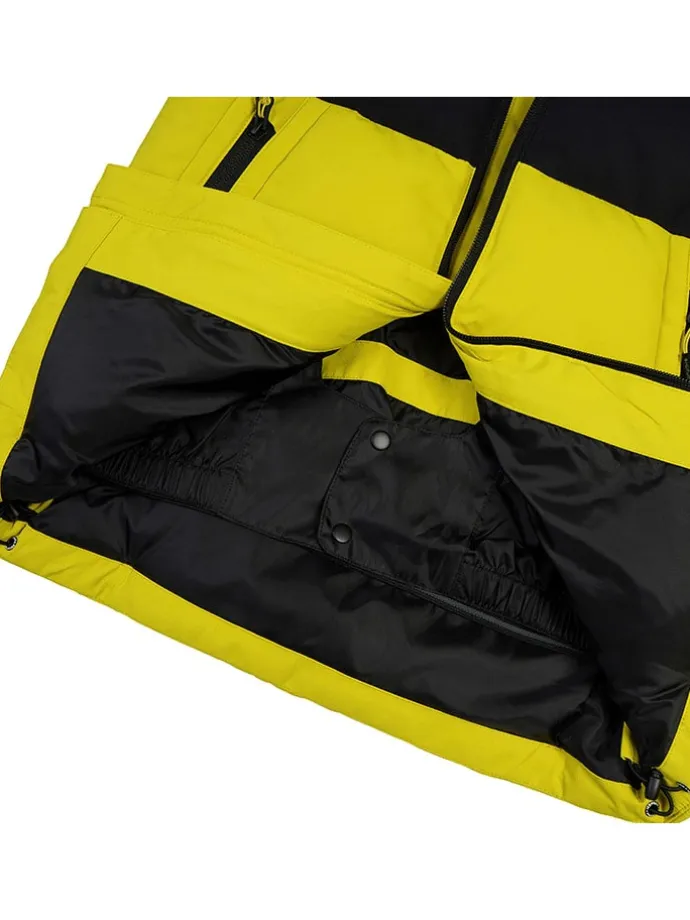 Ski-/ Snowboardjacke "Louin" in Gelb/ Schwarz