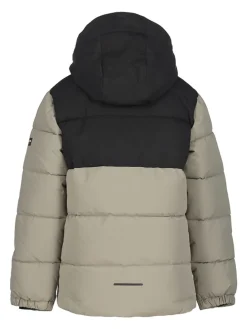 Ski-/ Snowboardjacke "Louin" in Taupe/ Schwarz