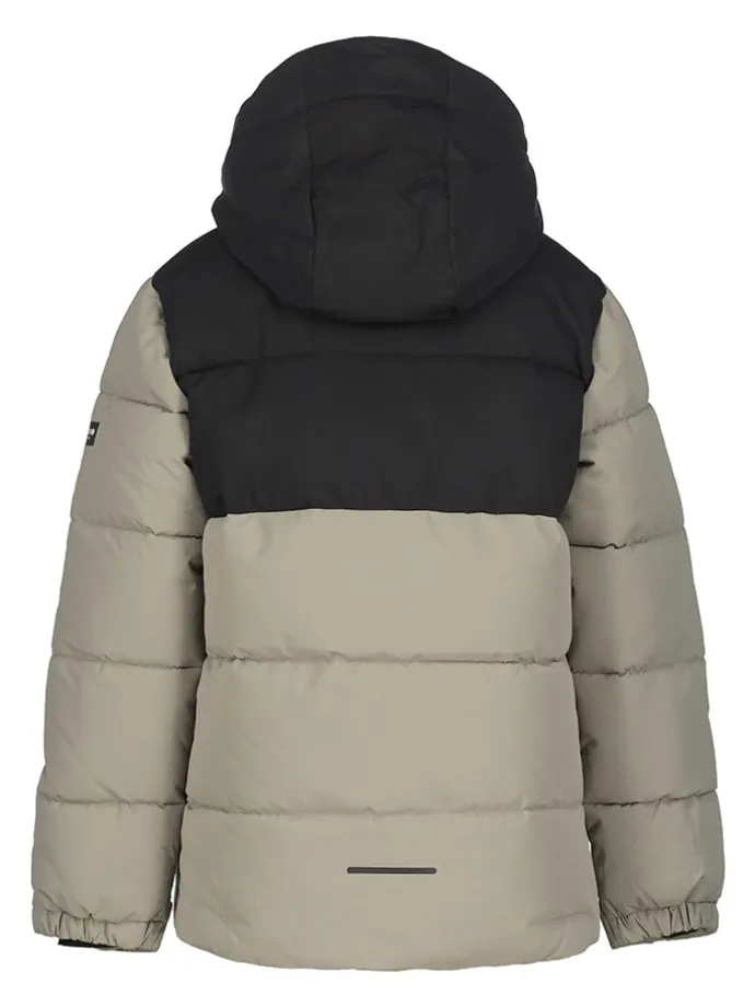 Ski-/ Snowboardjacke "Louin" in Taupe/ Schwarz
