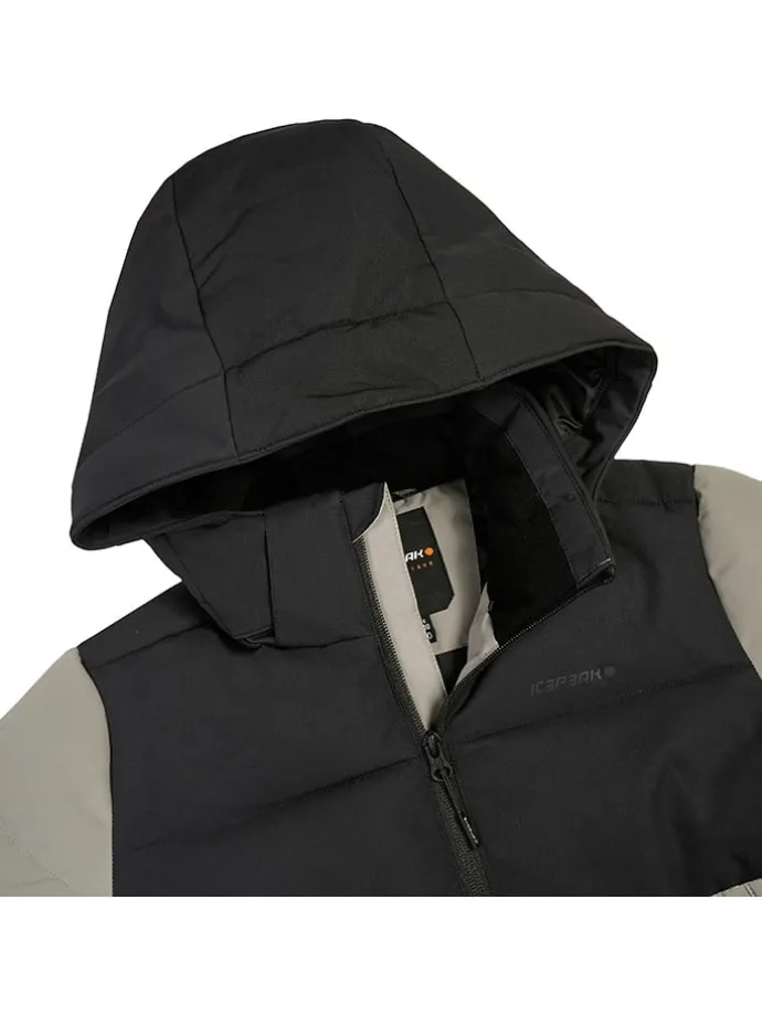 Ski-/ Snowboardjacke "Louin" in Taupe/ Schwarz