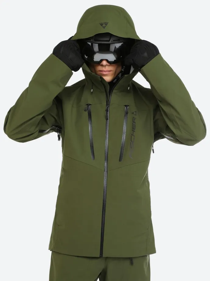 Ski-/ Snowboardjacke "Mountain Vojager"" in Khaki