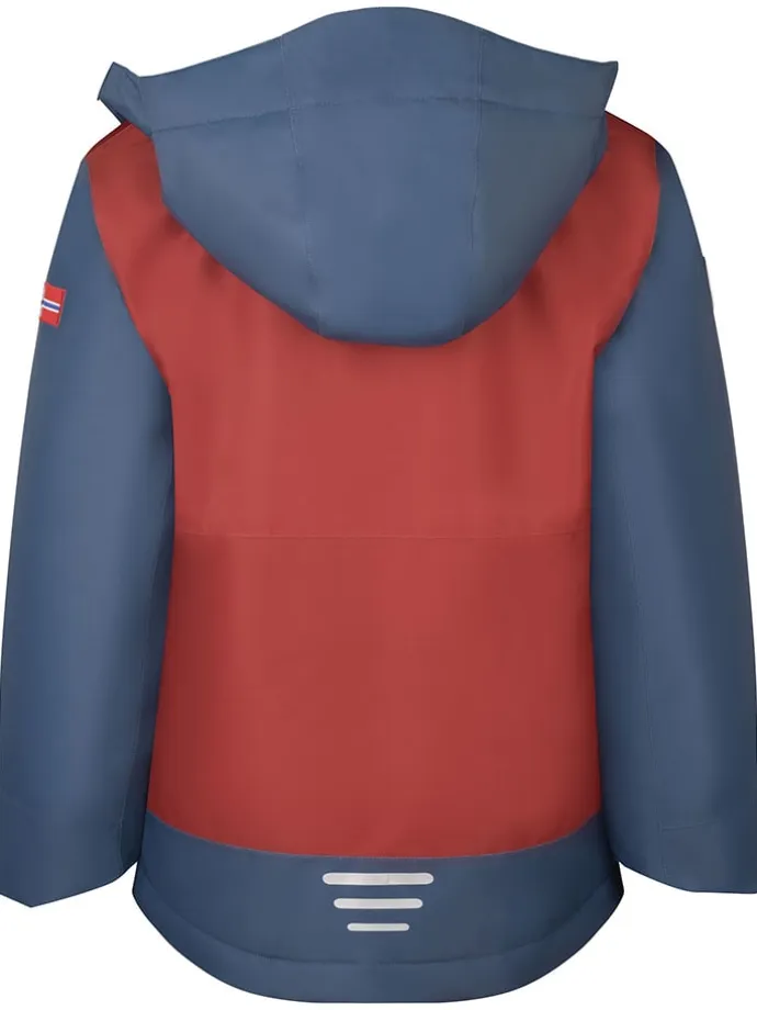 Ski-/ Snowboardjacke "Rauland" in Blau/ Rot