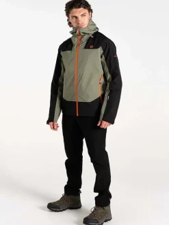 Ski-/ Snowboardjacke "Roving II" in Khaki/ Schwarz