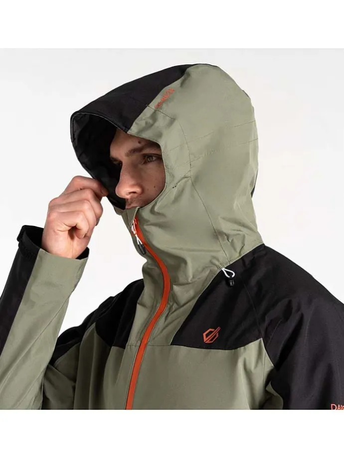 Ski-/ Snowboardjacke "Roving II" in Khaki/ Schwarz
