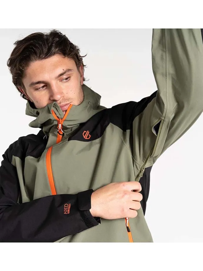 Ski-/ Snowboardjacke "Roving II" in Khaki/ Schwarz