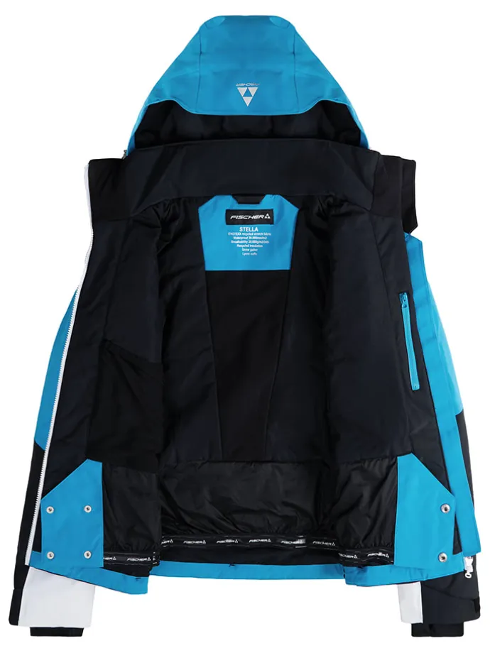 Ski-/ Snowboardjacke "Stella" in Blau/ Schwarz/ Weiß