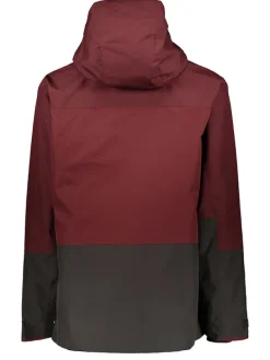 Ski-/ Snowboardjacke "Track" in Rot/ Schwarz