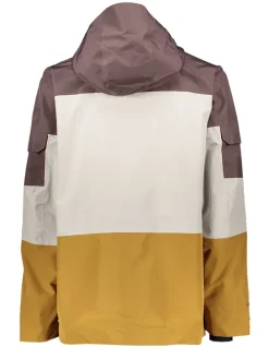 Ski-/ Snowboardjacke "U99" in Lila/ Weiß/ Gelb