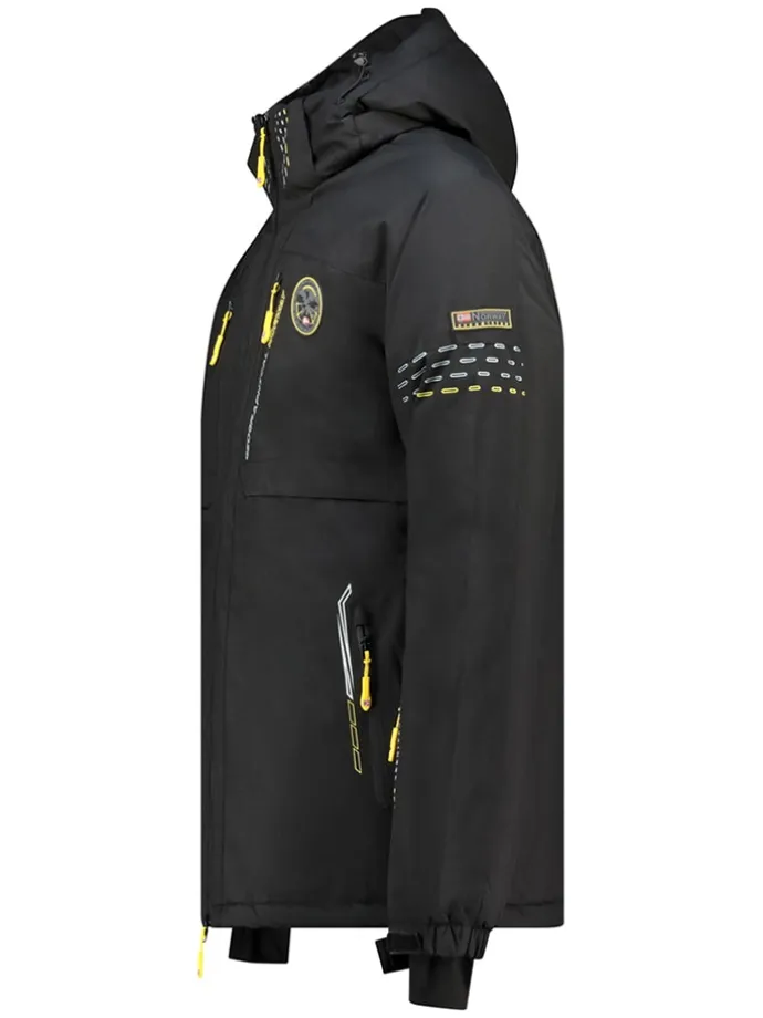Ski-/ Snowboardjacke "Waldo" in Schwarz