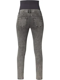 Skinny Umstandsjeans Avi in Grey Denim