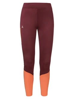 Skitourenleggings "Rosskogel" in Rot/ Orange