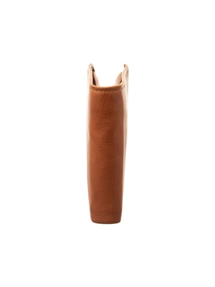 SL.14531 wallet style Lorenzo Geldbörse Leder Querformat in cognac